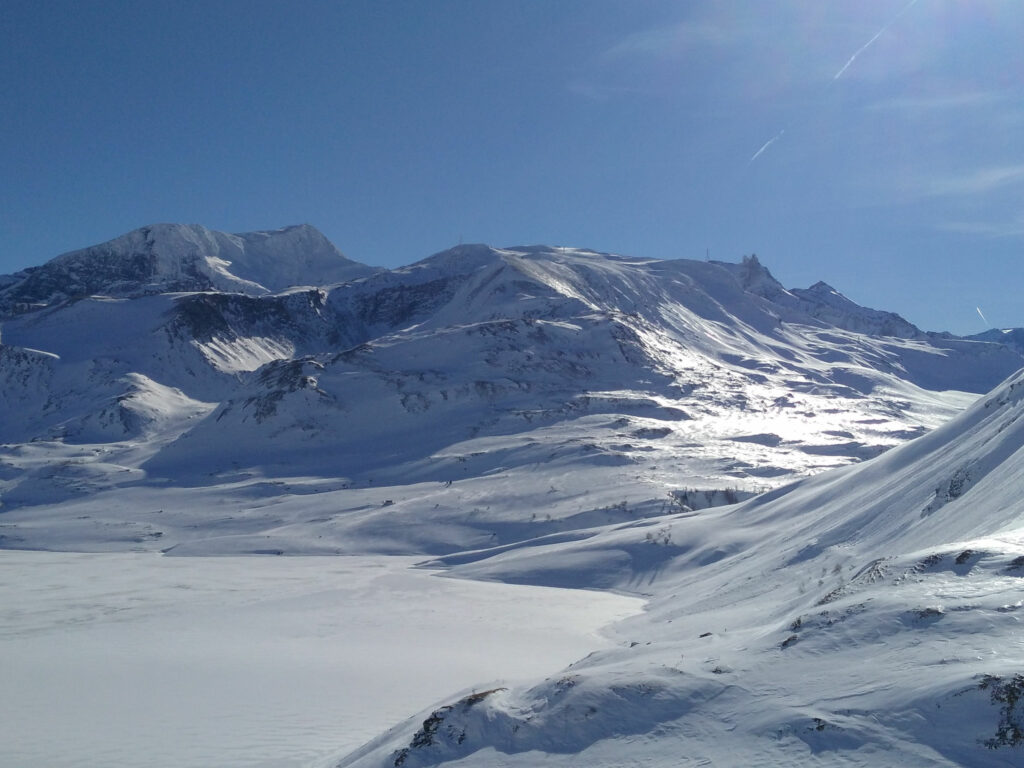 montagne blanche